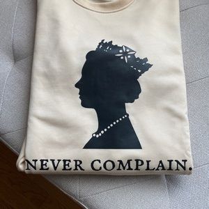 Queen Elizabeth Silhouette Sweatshirt